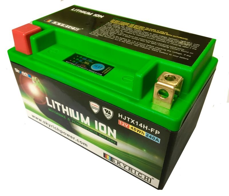 SKYRICH Batterie au Lithium Batterie YTX14 BS Benelli Adiva 150