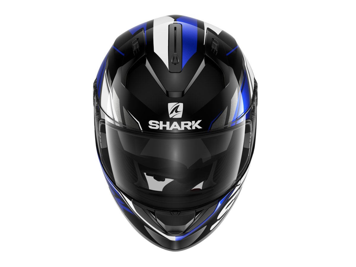Casco para moto integral Shark Ridill black mat blank mat talla S