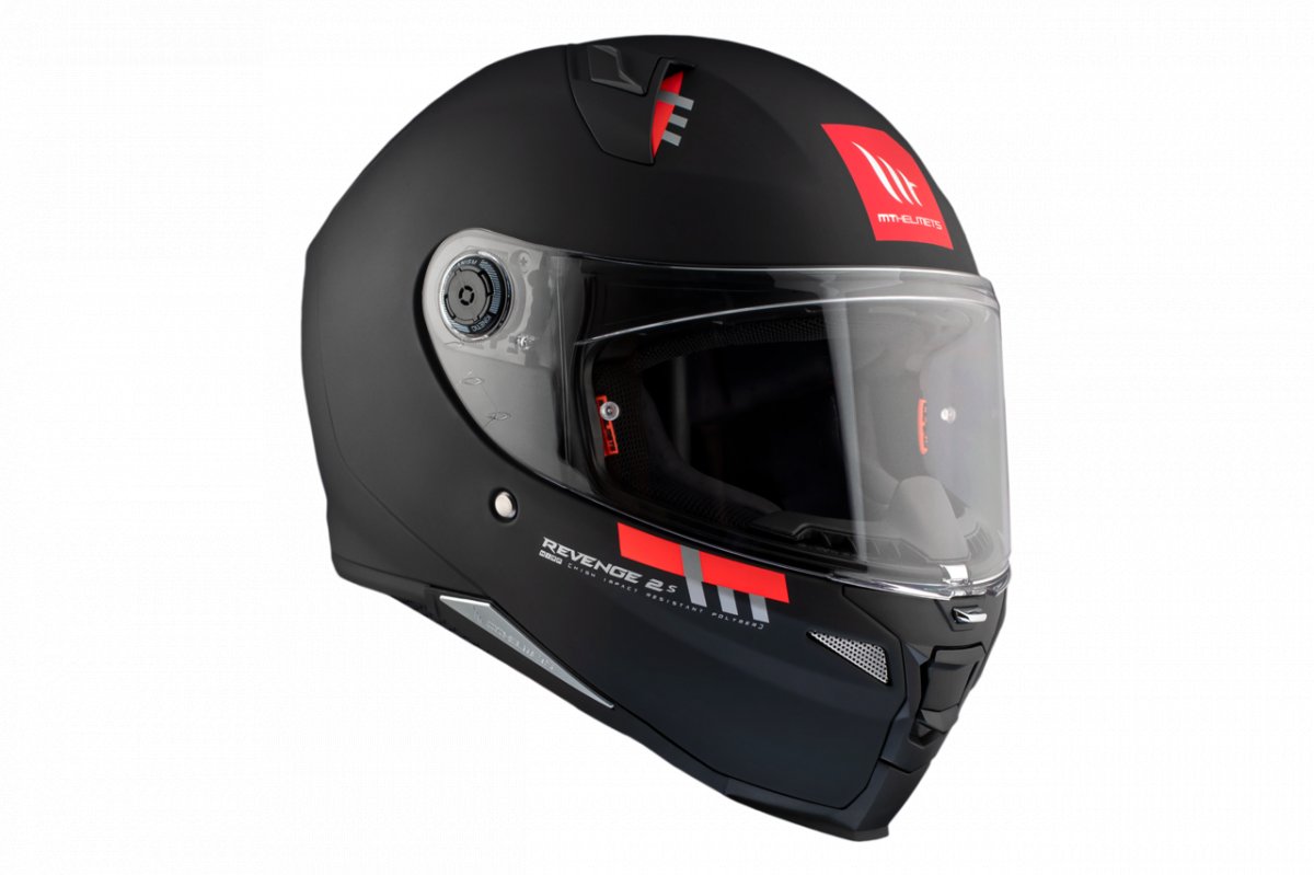 Mt Helmets Revenge 2 S Solid A1 Black Matt MT-1326000011 Full Face