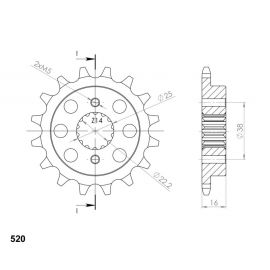 Kit de transmission DID Super Renforcé doré Avec Joints Spy pour Ducati Superlight 900 98-98|Supersport 900 91-97