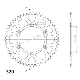 Kit de transmission DID standard noir Sans Joints Spy pour Yamaha WR F 250 07-17/WR F 250 01-04/YZ F 250 14-15