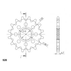 Kit de transmission DID Renforcé noir Avec Joints Spy pour Yamaha YFM R Raptor 700 06-14