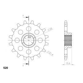 Kit de transmission DID Renforcé noir Avec Joints Spy pour Yamaha TT R/S 600 93-03