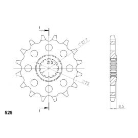 Kit de transmissão DID reforçado para Kawasaki Z 1000 07-09