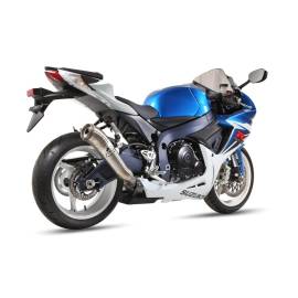 Échappement homologué Mivv GHIBLI en Acier inox. pour SUZUKI GSX-R 600 11-16 | GSX-R 750 11-17