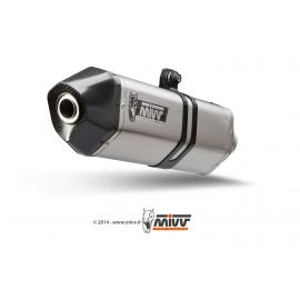 Escape completo homologado Mivv SPEED EDGE en Acero inox. para SUZUKI DL 650 V-STROM 12-16