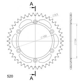 Kit de transmissão DID reforçado para Kawasaki KLX S 250 06-14