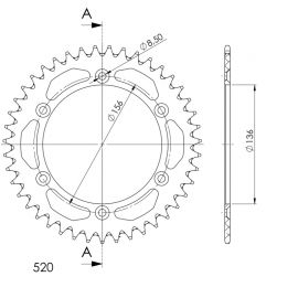 Kit de transmissão DID reforçado para Husqvarna SM 610 04-07