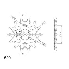 Kit de transmission DID Renforcé noir Avec Joints Spy pour Yamaha YFA Breeze 125 89-04/YFM Grizzly 125 04-12