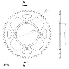 Kit de transmissão DID reforçado para Kawasaki KX 80 91-97