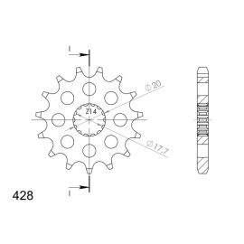 Kit de transmission DID Renforcé noir Sans Joints Spy pour Yamaha DT R 125 89-06/DT X Supermotard 125 05-12