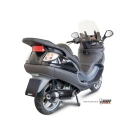 Escape completo não aprovado Mivv URBAN em aço inoxidável para PIAGGIO