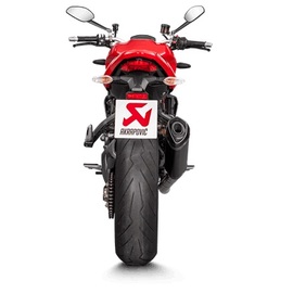 Escape Akrapovic no homologado en titanio negro para DUCATI MONSTER 1200 / S / R 17-20 | MONSTER 821 17-20