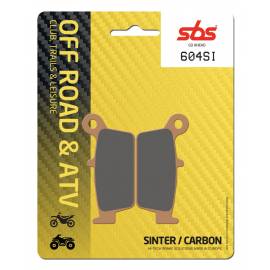 Plaquettes de frein SBS 604SI à composition carbone / frittée