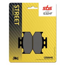 Plaquettes de frein SBS 632HF à composition céramique