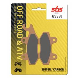 Plaquettes de frein SBS 633SI à composition carbone / frittée
