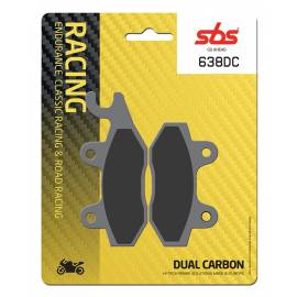 Plaquettes de frein SBS 638DC Dual Carbon Compound