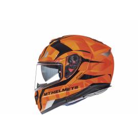 Casco MT Atom SV Divergence Naranja Fluor