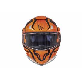 Casco MT Atom SV Divergence Naranja Fluor