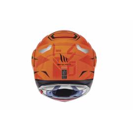 Casco MT Atom SV Divergence Naranja Fluor