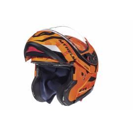 Casco MT Atom SV Divergence Naranja Fluor