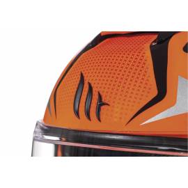 Casco MT Atom SV Divergence Naranja Fluor