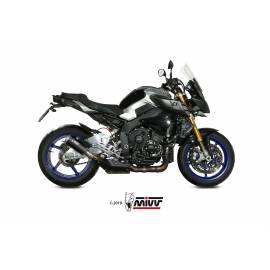 Escape homologado Mivv MK3 en Acero negro para YAMAHA MT 10 16-22