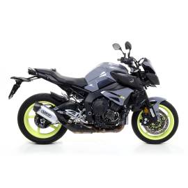 Escape homologado Arrow Indy Race aluminio NEGRO Dark para Yamaha MT-10 16-20