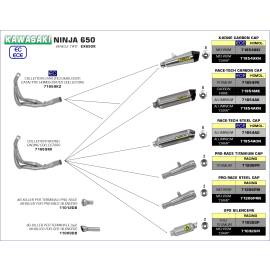 Escape completo Competition Low Pro-Race no homologado full titanio para BMW S 1000 RR 19-22