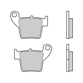 Plaquettes de frein organiques Brembo 07HO48TT