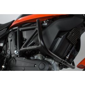 Defensas SW Motech en negro para DUCATI SCRAMBLER 800 14-19 | SCRAMBLER 400 16-18 | SCRAMBLER 800 CAFÈ RACER 17-19 | SCRAMBLER 800 DESERT SLED 17-22