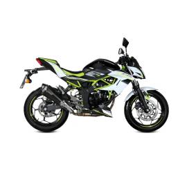 Escape homologado Mivv DELTA RACE en Acero negro para KAWASAKI Z 125 19-24 | NINJA 125 19-24