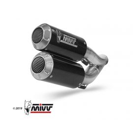 Escape completo no homologado Mivv MK3 en Carbono para HONDA CB 650 / F 14-18