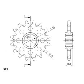 Kit de transmission DID Super Renforcé doré Avec Joints Spy pour KTM Super Duke 1290 R 14-19