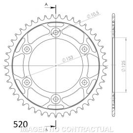 Kit de arrastre DID reforzado negro sin retenes para Honda XR 650 L 93–15