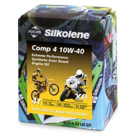 Huile Silkolene Comp 4 10W-40 bidon de 4 litres