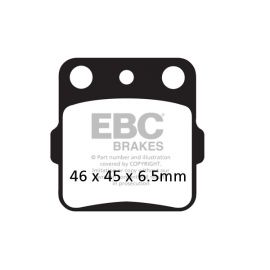 Plaquettes de frein EBC frittés MXS084/3