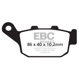 Plaquettes de frein EBC organiques SFA140