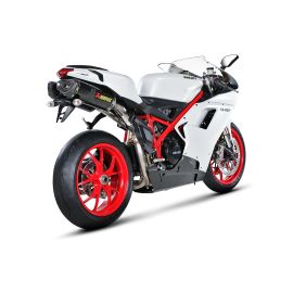 Escape Akrapovic no homologado en carbono para DUCATI 1098 07-09 | 1198 R / S / SP 09-11 | 848 08-14