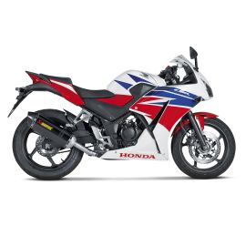 Échappement Akrapovic non homologué en carbone pour HONDA CBR 300R 14-16