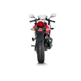 Échappement Akrapovic non homologué en carbone pour HONDA CBR 300R 14-16