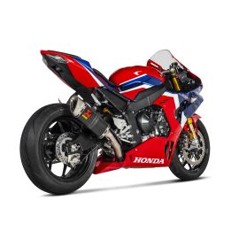 Échappement Akrapovic non homologué en carbone pour HONDA CBR 1000 RR 20-23