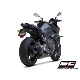 Pot d'échappement homologué SC-Project SC1-M en carbone pour YAMAHA MT-10 16-20