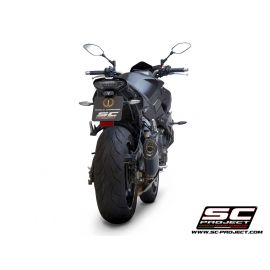 Pot d'échappement homologué SC-Project SC1-M en carbone pour YAMAHA MT-10 16-20