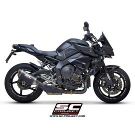 Pot d'échappement homologué SC-Project SC1-M en carbone pour YAMAHA MT-10 16-20