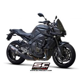 Pot d'échappement homologué SC-Project SC1-M en carbone pour YAMAHA MT-10 16-20