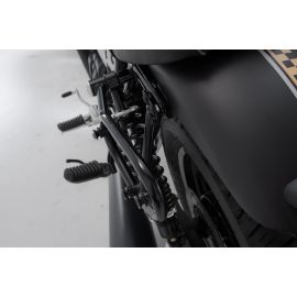 Soporte lateral izquierdo SW Motech SLC para Moto Guzzi V9 Roamer/Bobber 15-21