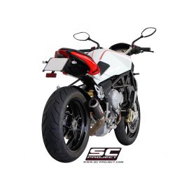 Pot d'échappement non homologué SC-Project CR-T en carbone pour MV AGUSTA BRUTALE 675 11-15/BRUTALE 800 12-15