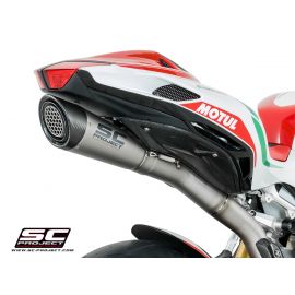 Pot d'échappement non homologué SC-Project S1 en titane pour MV AGUSTA F4 1000 10-18