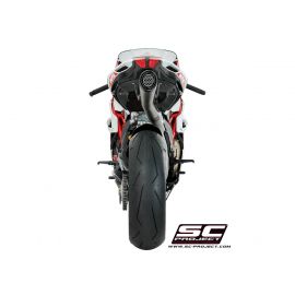 Pot d'échappement non homologué SC-Project S1 en titane pour MV AGUSTA F4 1000 10-18